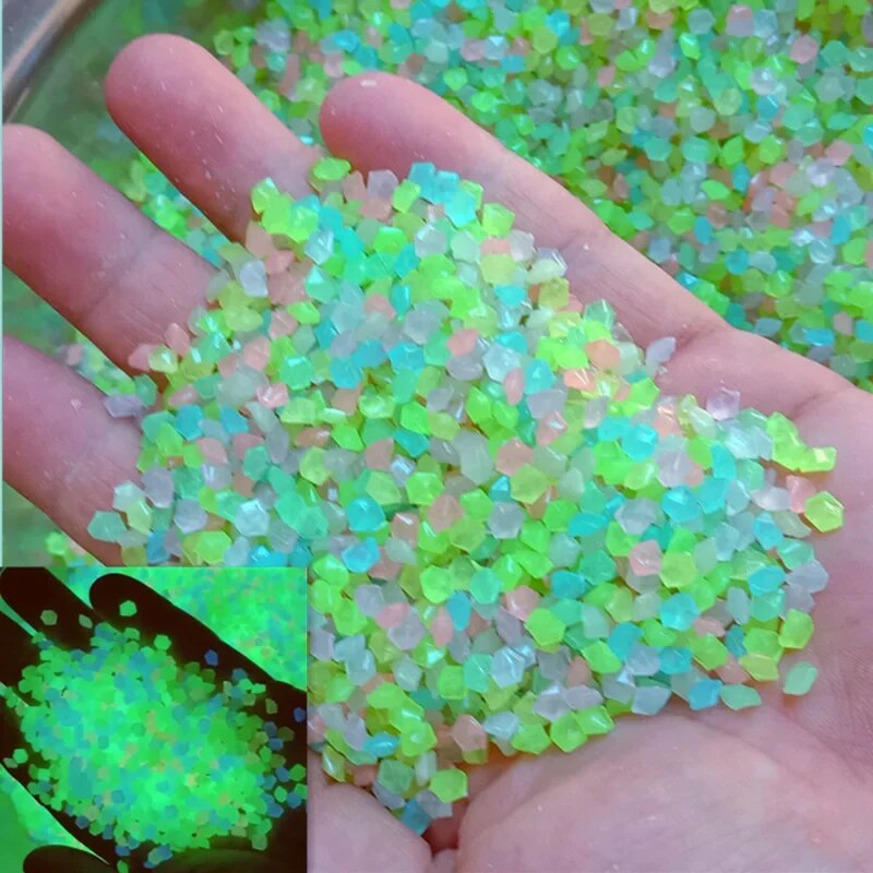 1000szt 3-5mm Świecący piasek  – Fish Tank Gravel recenzja i cena